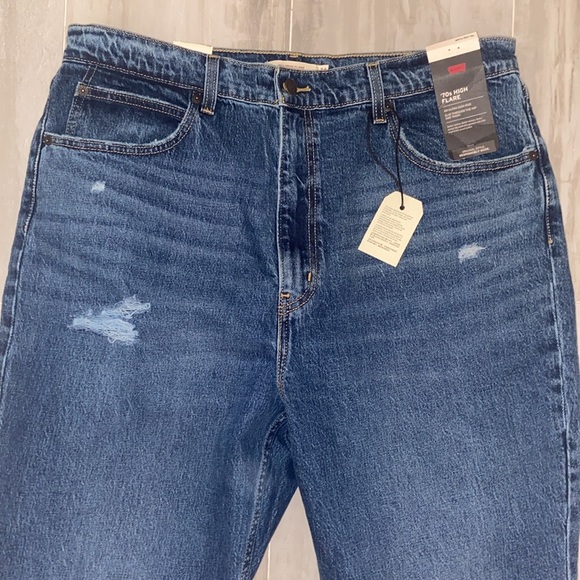 Levi’s Premium, Blue Tag 70's High Flare (2022), Capital E, 34x32, NWT $128 MSRP - Picture 11 of 12